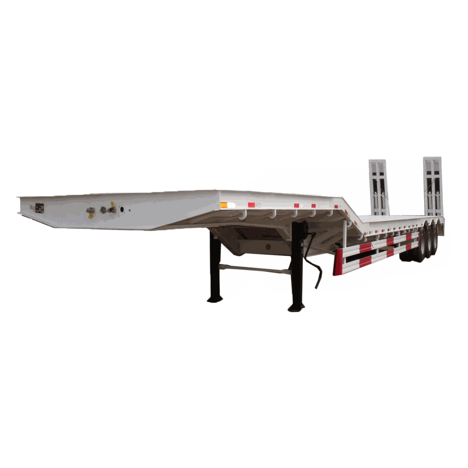 Semi-remorque Zhongtong Sinotruk Porte engin détouré